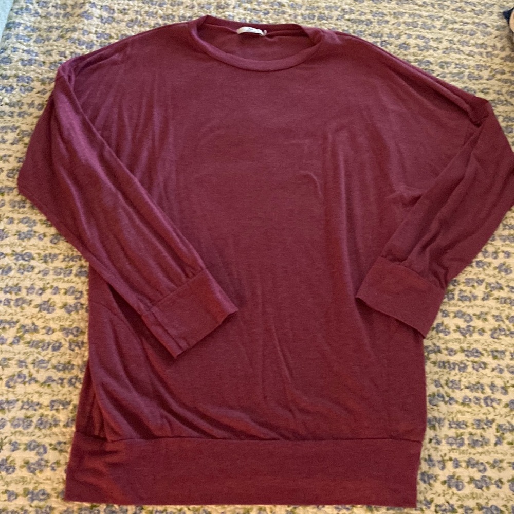 Plum colored tunic